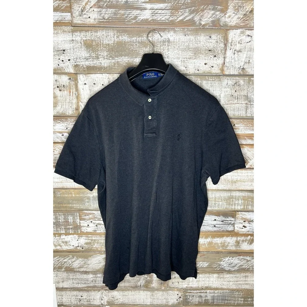 Polo Ralph Lauren mens grey short sleeved polo shirt XL
